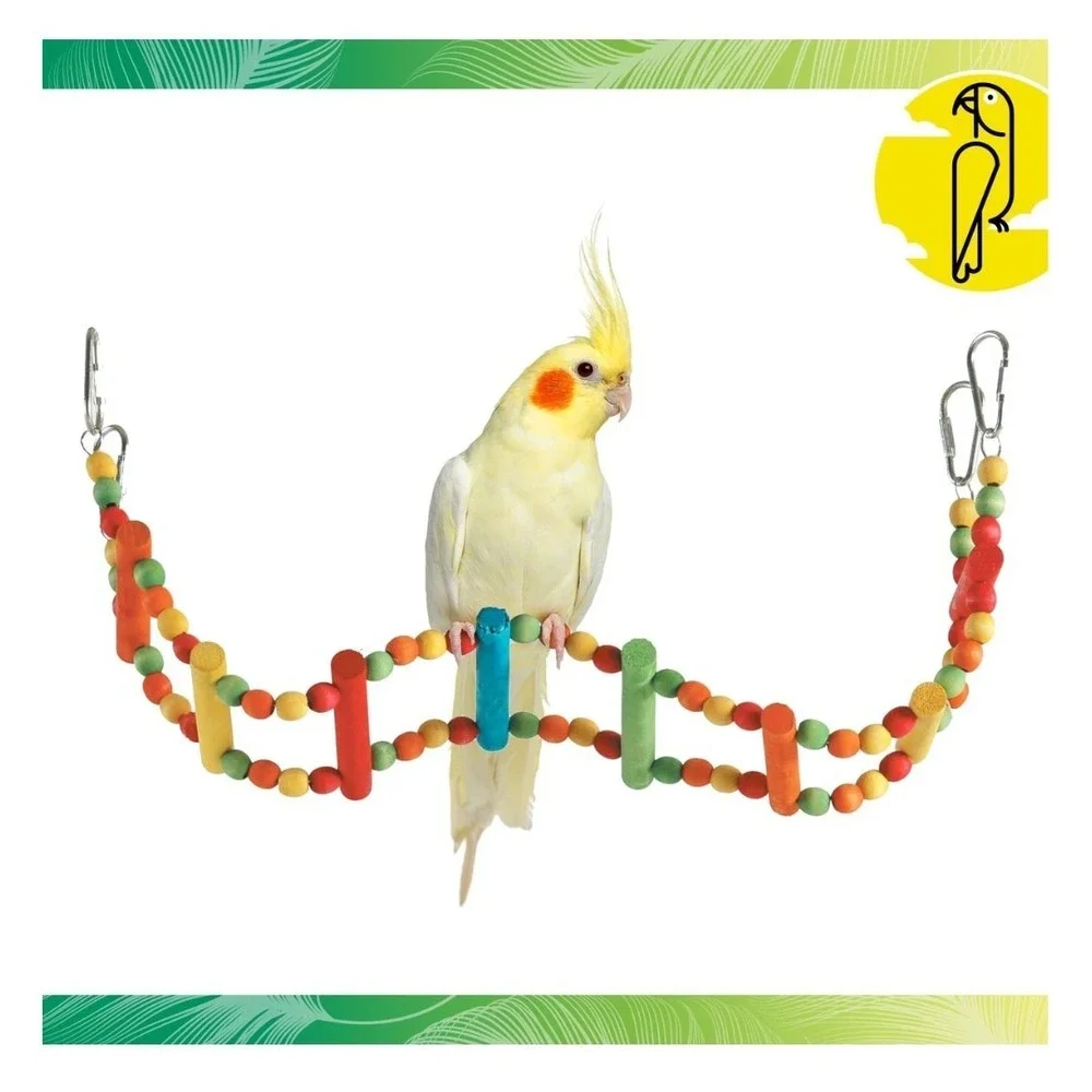 Caitec Featherland Paradise Bird Toy Bundle Flex Ladder & Active Curl Toy NWT